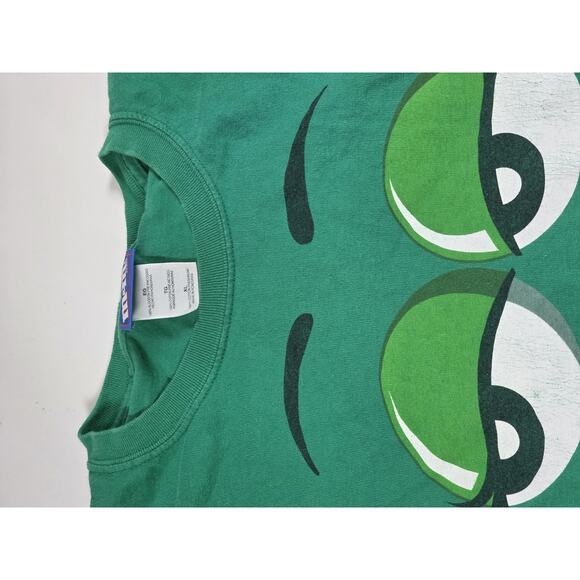 M&M’s Chocolate Candy Green Character Big Face Graphic T Shirt Size XL - Picture 3 of 4